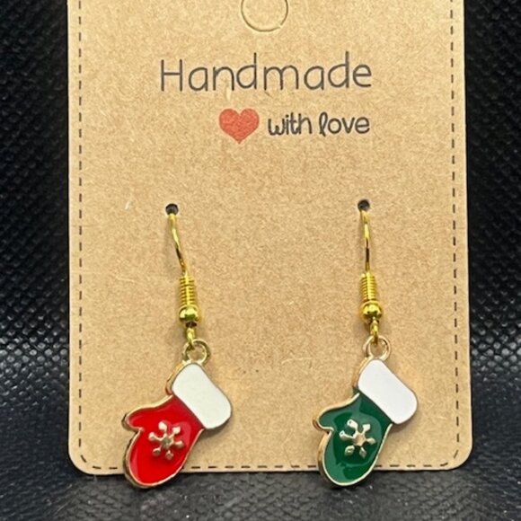3/$12~Mismatched Mitten Earrings - Picture 2 of 3